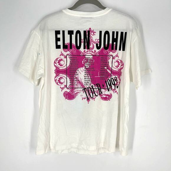Daydreamer Elton John Live In Concert '92 Boyfriend Tee Medium - Picture 3 of 9